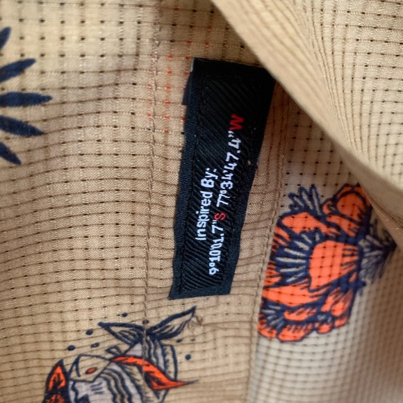 Marmot syrocco ss button up shirt printed gorpcore fathers day - Picture 5 of 10